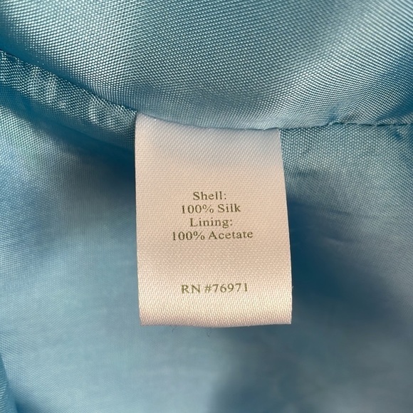 GARNET HILL 100% SILK FLORAL DRESS - Picture 4 of 7